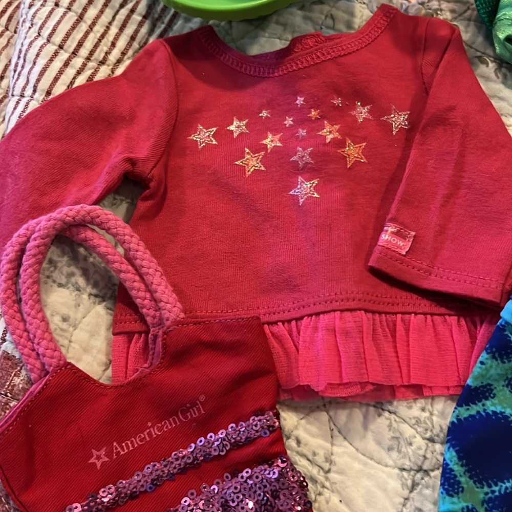 Lot RARE American Girl Doll Clothing & Accessories Set birthday cake camping ++ - Picture 7 of 8